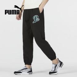 PUMA 539269-01 透气针织 黑色 运动裤