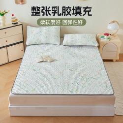 多喜爱 可机洗水洗凉感乳胶席可折叠凉席多用垫夏季家用席子套件床垫