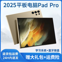 郎贝欧 2025华强北新款土豪金平板电脑二合一Pad Pro 12英寸平板电脑 护眼 全面屏