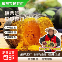 京喜自营-专用品牌 广西正宗贝贝南瓜板栗味新鲜宝宝辅食减肥减脂 贝贝南瓜5斤(单果150克起) 5斤