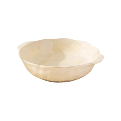 CERAMICS 12英寸双耳大盆碗 奶油色