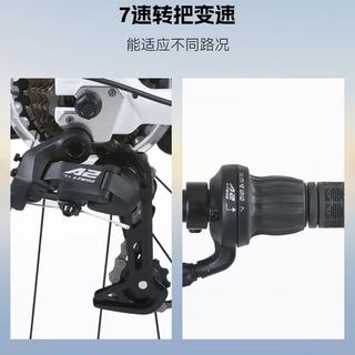 喜德盛 镁骑士 24英寸7速油碟 星绯梦境 青少年山地自行车