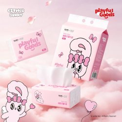 有点淘气 x艾丝乐小兔抽纸4层加厚M码12包/提
