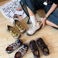 拉迪昕秀潮流户外徒步登山鞋女2025新款透气防滑休闲鞋网面运动鞋