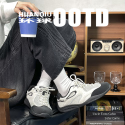 环球 户外登山鞋男2026新款夏季透气休闲鞋舒适运动学生网面德训鞋
