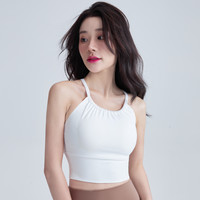 固定杯垫运动内衣女夏美背健身上衣挂脖吊带瑜伽文胸背心