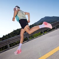 361° 飞燃5.0 丘比特 全掌碳板 橡胶大底 男款超轻透气减震跑鞋 672612214