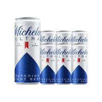 百威 米凯罗轻卡0糖啤酒 330ml*24听