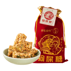 川之美 狗屎糖 花生酥糖果 468g 布袋装