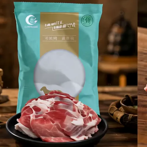 值友专享：涝河桥 供港 宁夏滩羊 去骨后腿肉净重2斤/袋