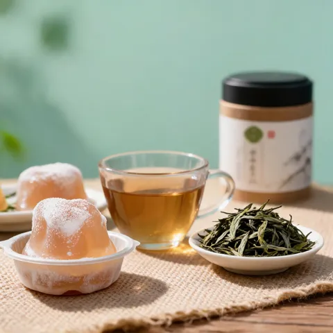喜之郎 摇摇果冻 茶味 1桶*5杯117g 任选7桶