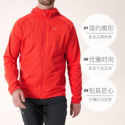 ARC'TERYX 男士短款风衣