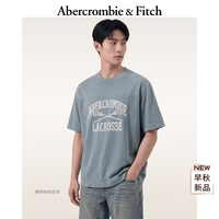 Abercrombie & Fitch 美式LOGO纯棉重磅短袖T恤26夏秋男装123-6230