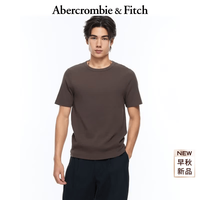 Abercrombie & Fitch 美式复古经典白色多色简修身短袖T恤26夏秋男装