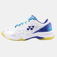 YONEX 羽毛球鞋舒适耐磨防滑运动鞋训练羽鞋SHB101CR-207白/蓝43码