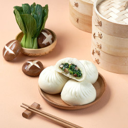 1号会员店 香菇青菜包子 营养早餐 975g(15只装)