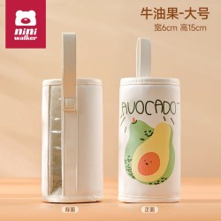 niniwalker 牛油果大号可视窗 皮革便携暖奶袋