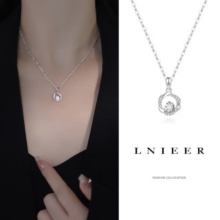 移动端：Lnieer 莫比乌斯999足银项链 LN1879-XL 温柔穿搭 日常叠戴