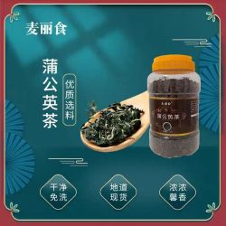 麦丽食 蒲公英叶茶新鲜官方旗舰店正品炒浦公英中药材茶