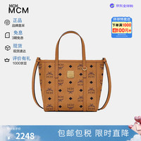 MCM Toni Visetos系列 女士购物袋 MWPAATN04CO001 干邑色 迷你
