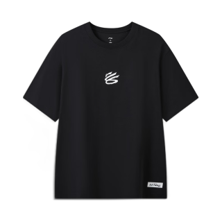 李宁 库里纪念款 凉感 黑色 L 运动T恤