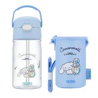 THERMOS 膳魔师 儿童水杯蓝色420ml 杯套款