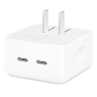 Apple 35W双USB-C 端口小型电源适配器MW4D3CH/A (白色)