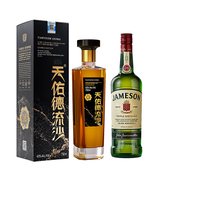 移动端：天佑德 雪莉青稞酒43度750ml+尊美醇爱尔兰威士忌洋酒烈酒500ml