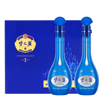 洋河 梦之蓝M6礼盒 52%vol 绵柔型 500ml*2瓶+洋河大曲 42%vol 绵柔型 375ml
