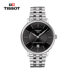 TISSOT 卡森臻我系列 自动机械男表 T122.407 商务通勤 日常百搭