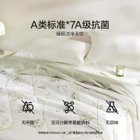 LOVO 罗莱家纺 A类抗菌可机洗夏被-叶影 150*215cm