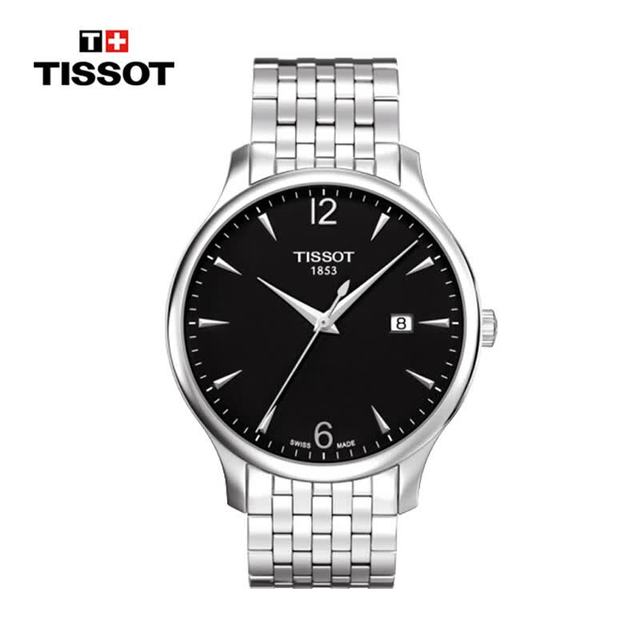 TISSOT 俊雅系列 石英腕表 T063.610 42mm 商务通勤 日常百搭