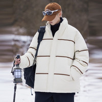 雪中飞 冬季短款立领保暖羽绒服外套（三色可选）