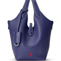 RALPH LAUREN Polo Play Leather Small Tote & Crossbody