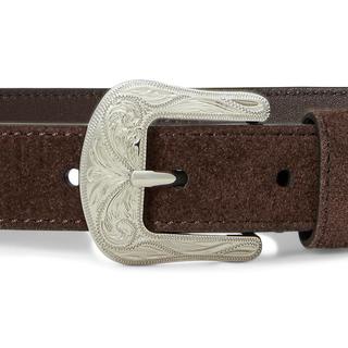 RALPH LAUREN 饰扣皮革腰带