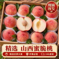 京世泽 黄肉油桃 优选果4.5斤 单果120g起 生鲜水果