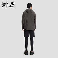 Jack Wolfskin 狼爪 A60221A BIKE COMMUTE仿生绒P棉御风衣 泥棕色 L