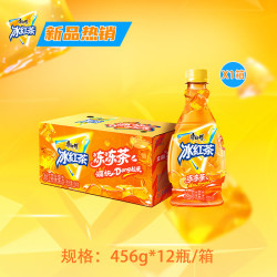 康师傅 冰红茶冻冻茶456g*12瓶 普通款 茶饮料
