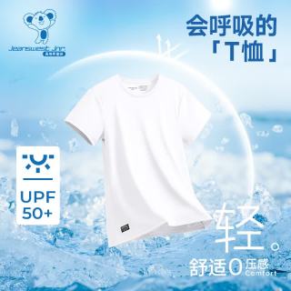 真维斯 透气速干 黑色 130cm 儿童短袖T恤