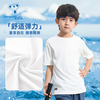 真维斯 透气速干 黑色 130cm 儿童短袖T恤