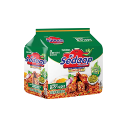 WINGSFOOD 辉英喜达 sedaap 印尼拌面 炸鸡风味 5连包