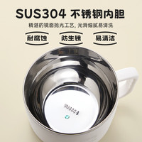 双枪 304不锈钢泡面碗 学生上班族食品级饭盒1.3L大容量