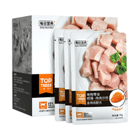 Toptrees领先 鸡肉味成猫湿粮肉肉沙拉 85g*12袋