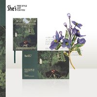 She's茜子 刺绣蝴蝶 胸针