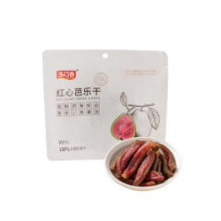 多巧香 红心芭乐干无添加即食厚切独立包装番石榴水果干去籽果脯零100g *2袋