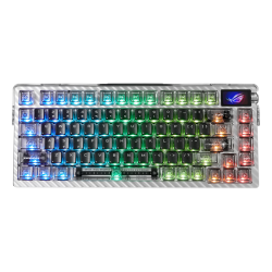 ROG 夜魔Extreme SE NX冰暴灰轴 75%配列 OLED屏 无线三模 机械键盘
