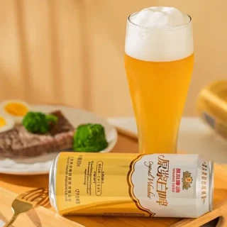 今日必买：燕京啤酒 12度 德式原浆白啤 500ml*12罐