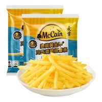 McCain 薯条薯饼半成品油炸小吃 裹粉黄金甲细薯条400g