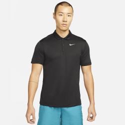 NIKE 男子短袖夏季新款速干网球翻领T恤运动服舒适透气POLO衫训练上衣 DH0858-010