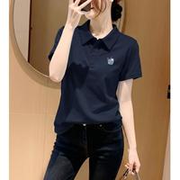 雪中飞 防晒短袖t恤女夏季上班通勤高级简约休闲POLO衫
